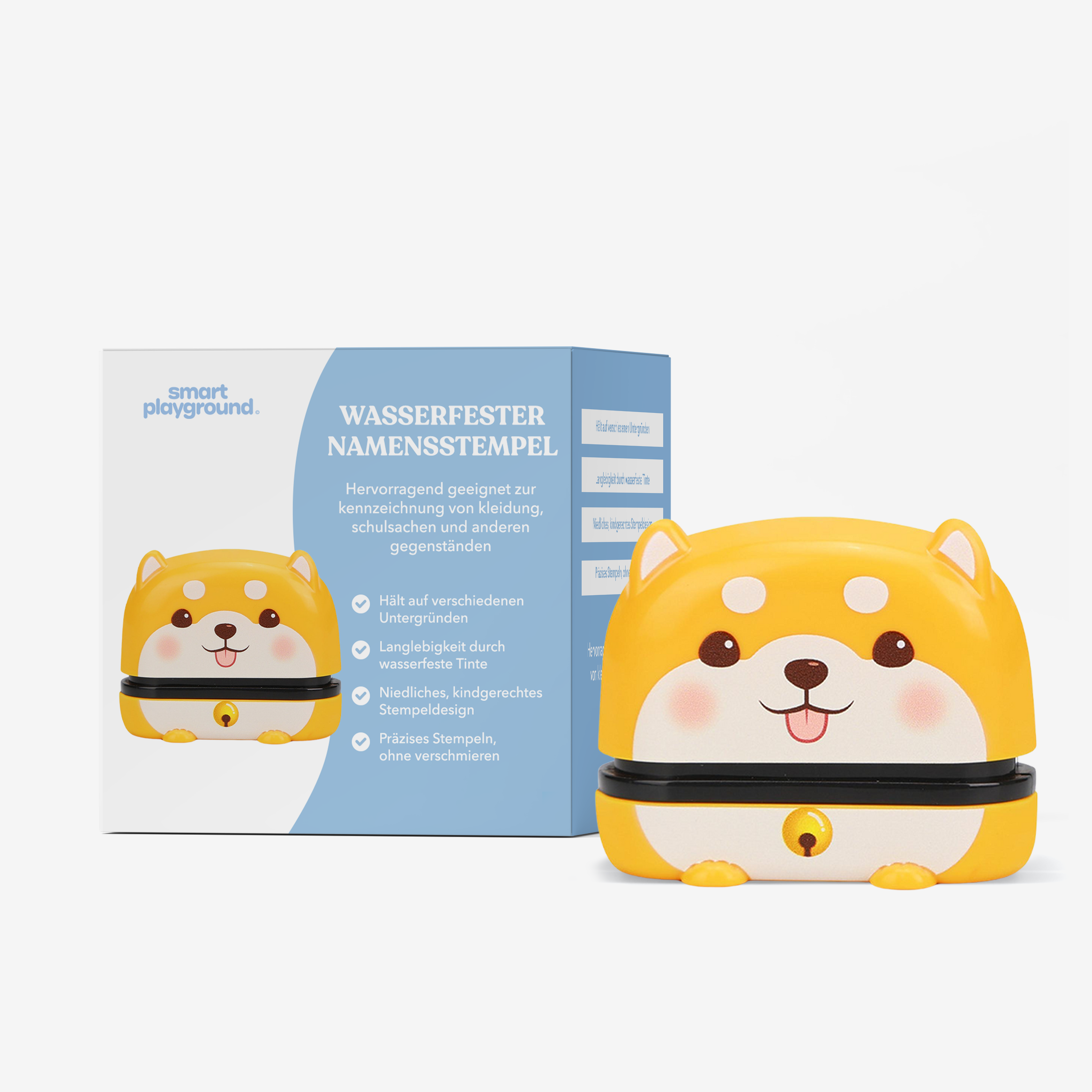 SmartPlayground™ Wasserfester Namensstempel für Kinder