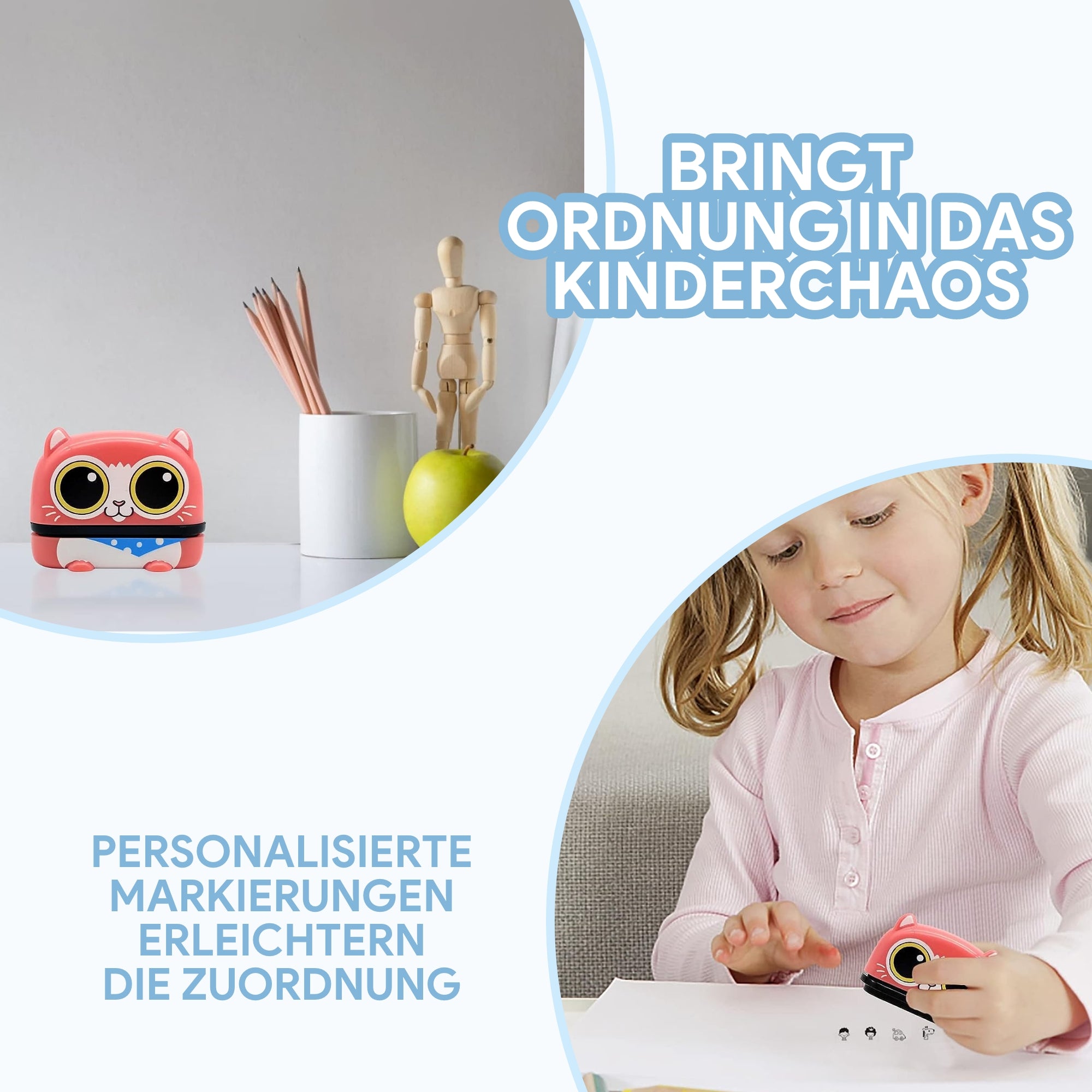 SmartPlayground™ Wasserfester Namensstempel für Kinder - SmartPlayground