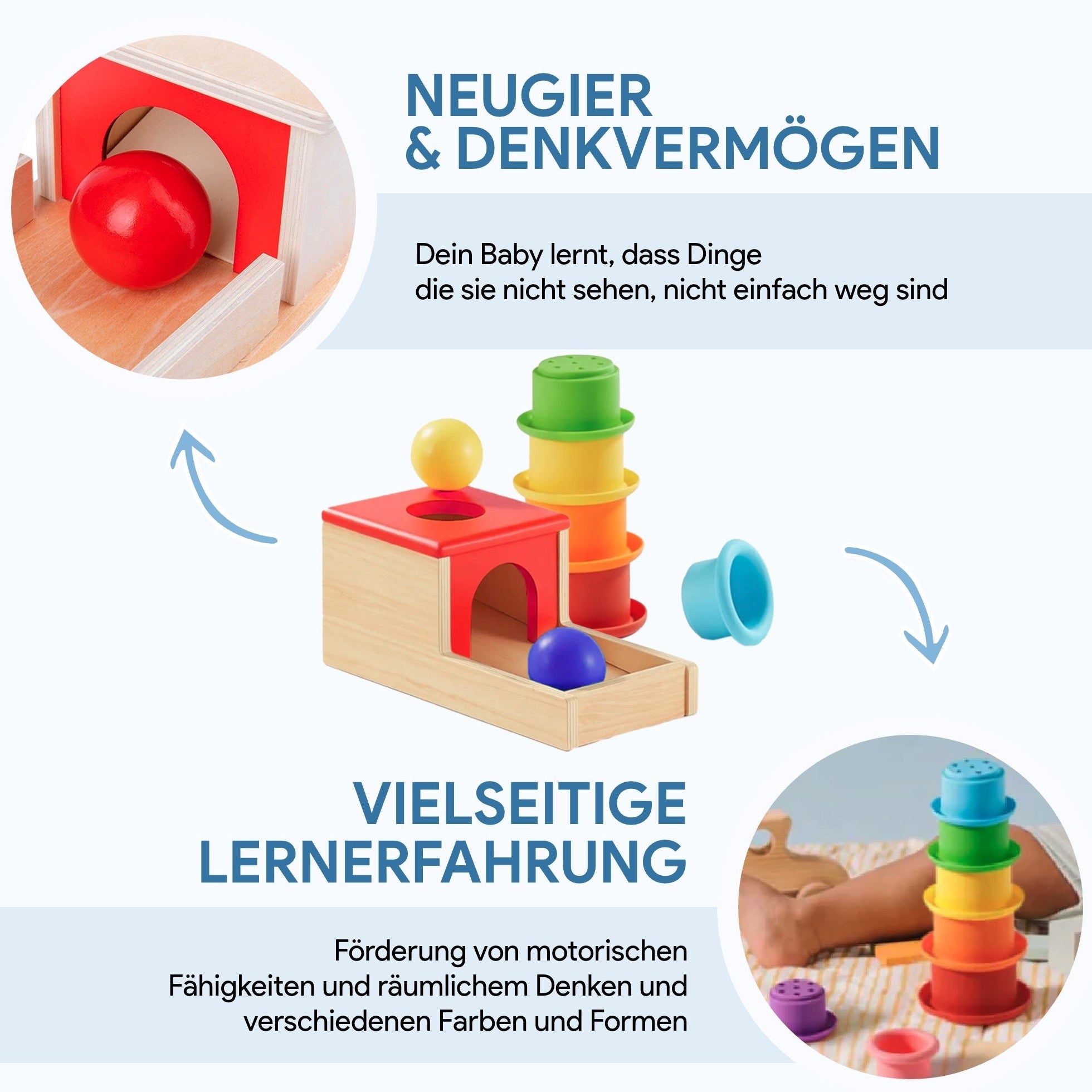 SmartPlayground™ Montessori Spielzeug-Set (6-9 Monate) - SmartPlayground