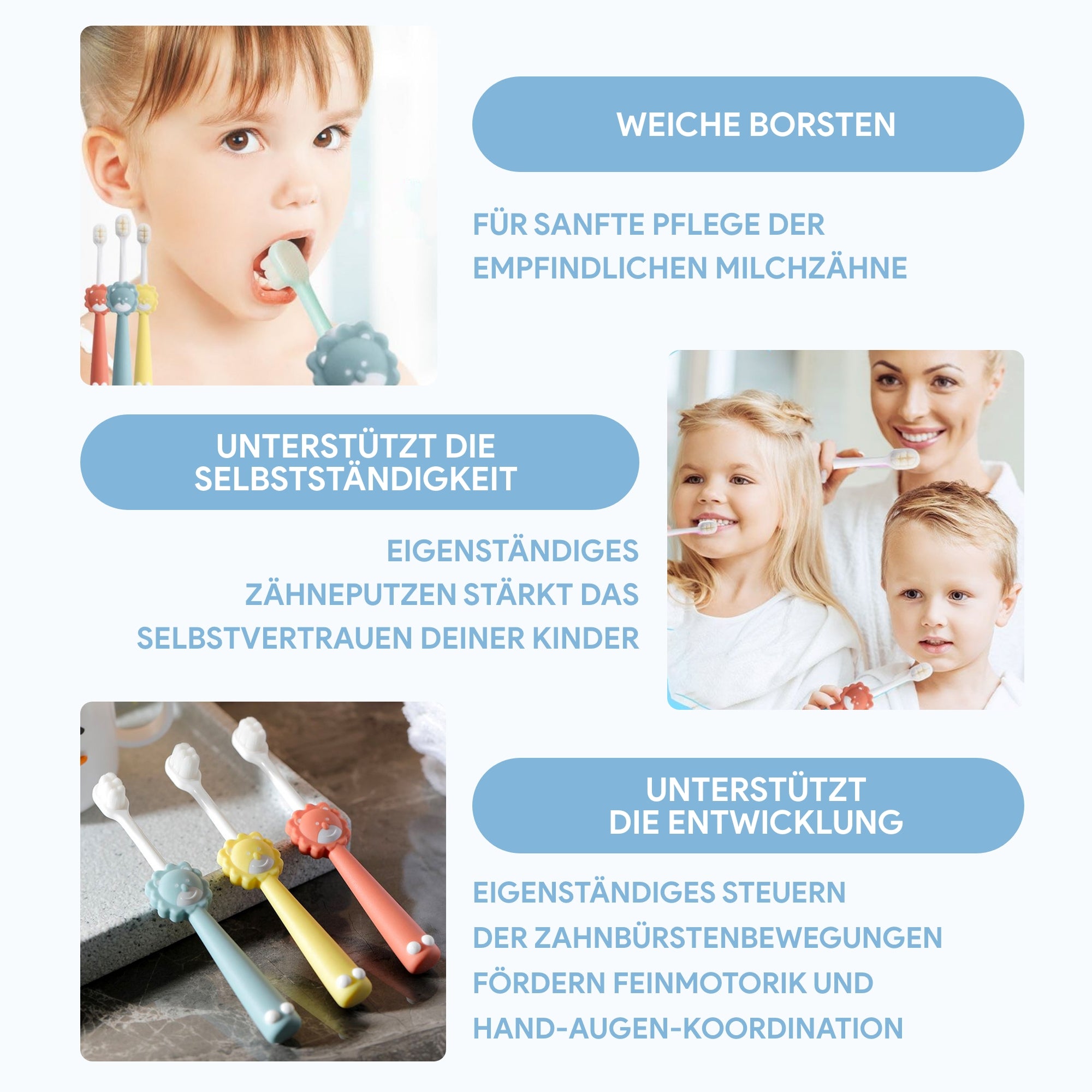 SmartPlayground™ Handzahnbürste für Kinder - SmartPlayground