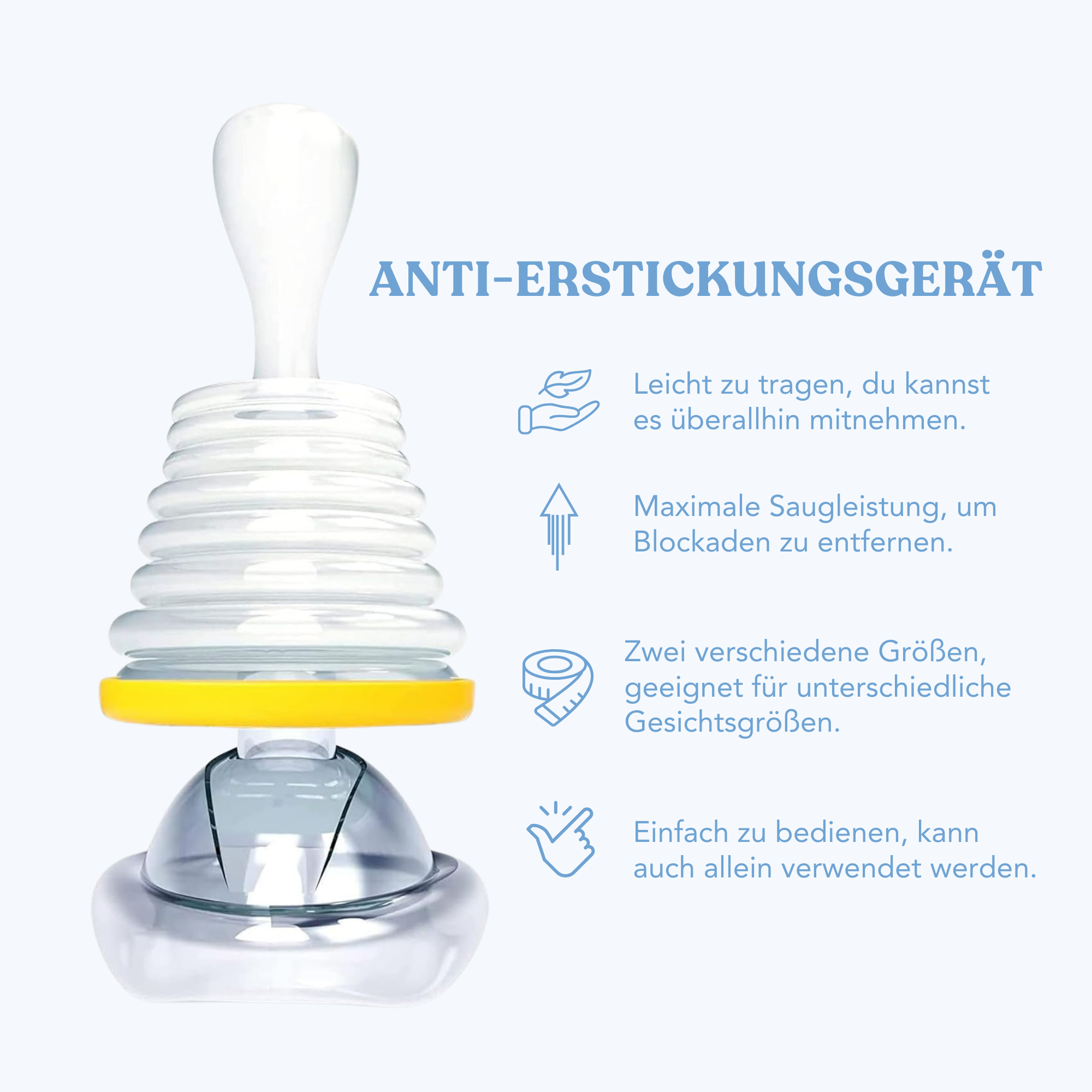 Atemhelfer - Anti-Erstickungsgerät für Kinder