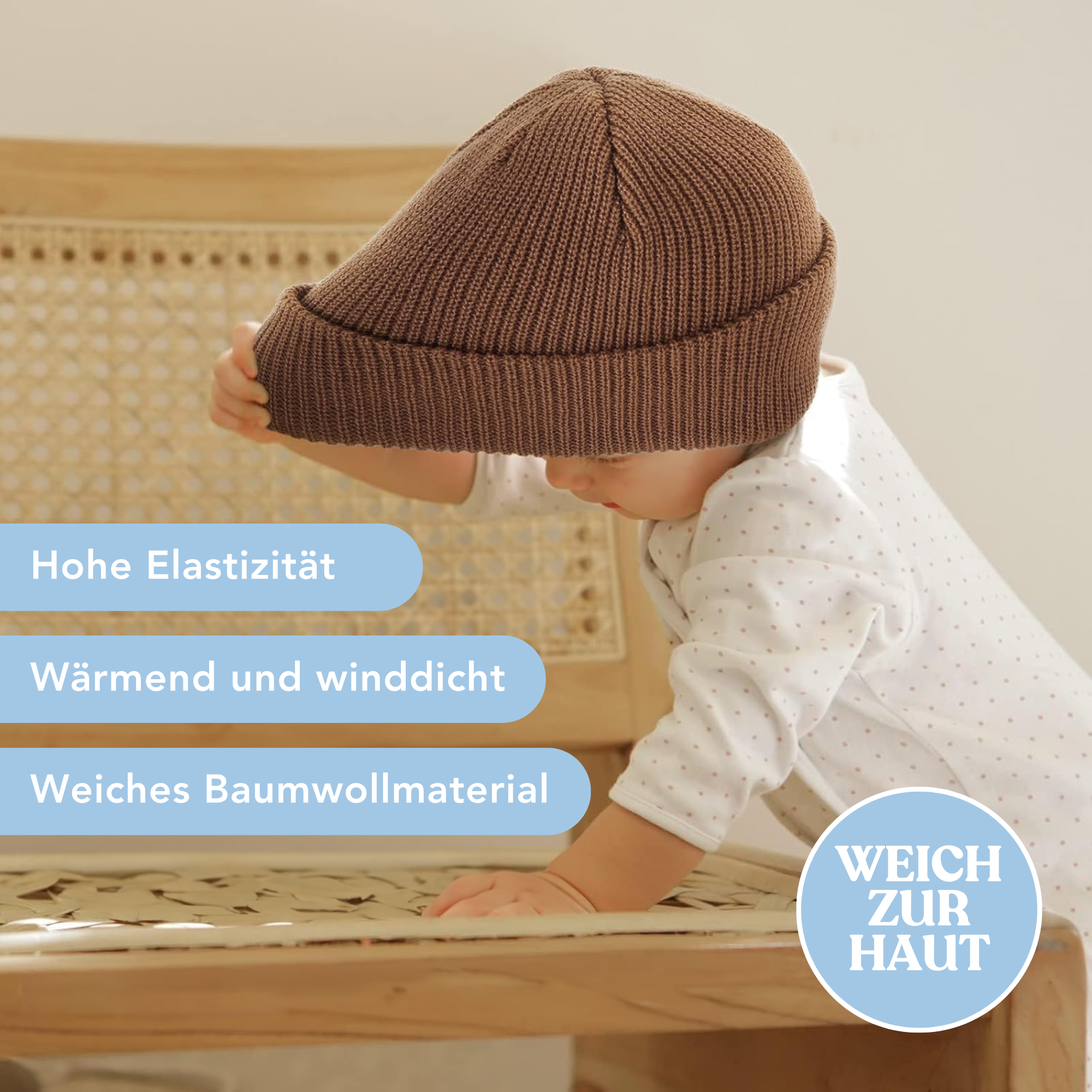 Warme Babymütze