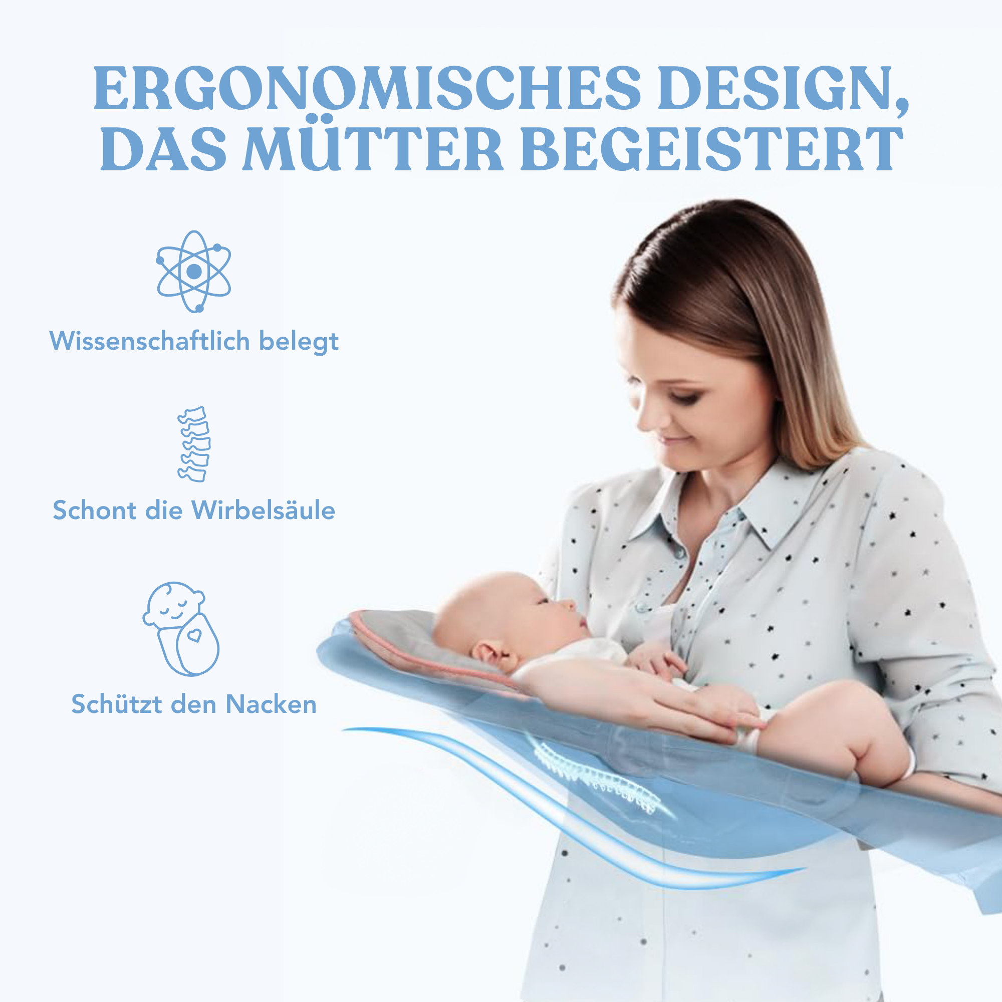 Babywippe mit Schaukelfunktion