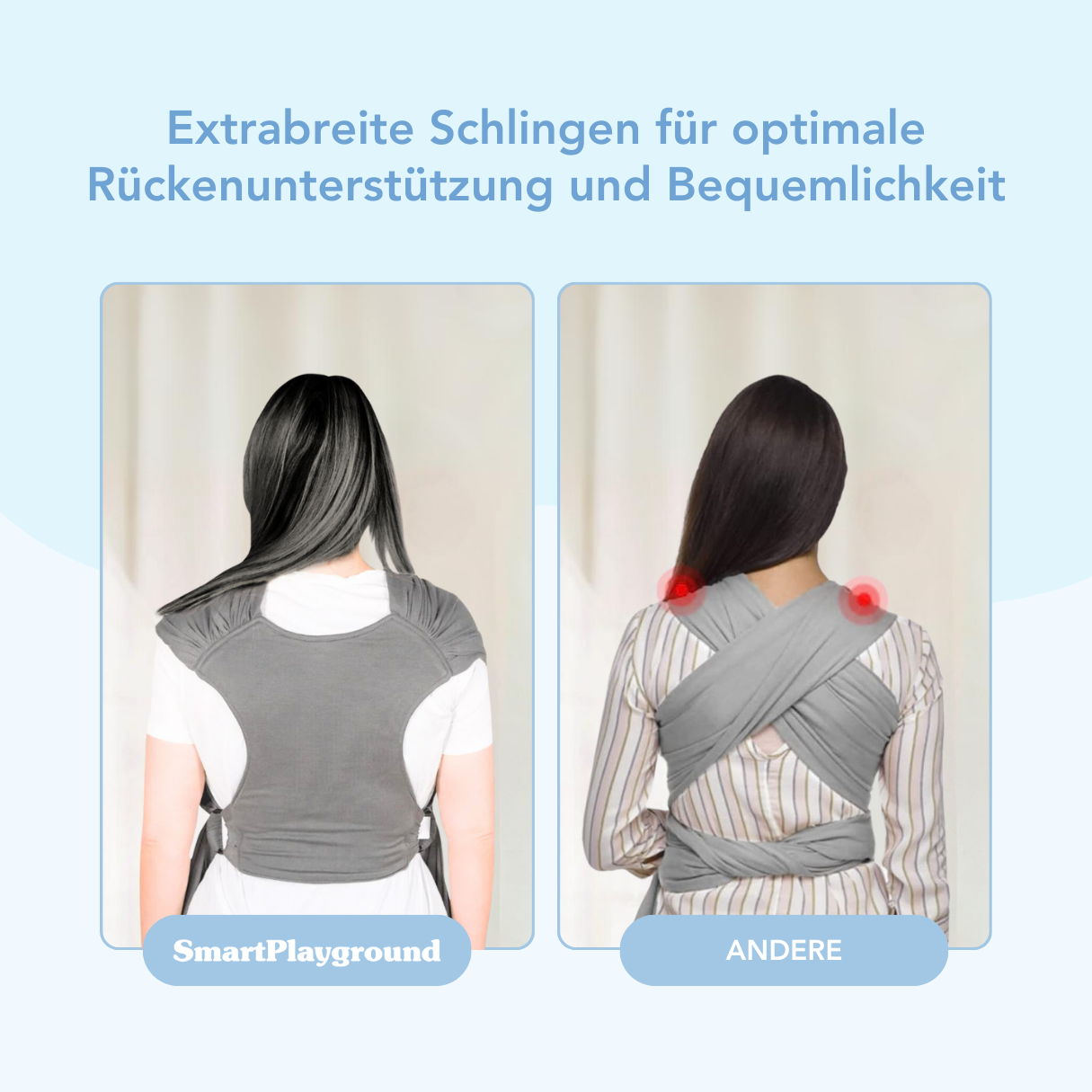 BabyCarrier™ PRO größenverstellbares Baby Tragetuch