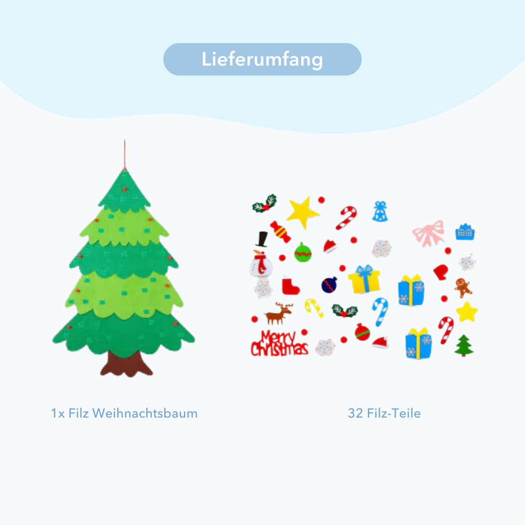 Montessori Weihnachtsbaum
