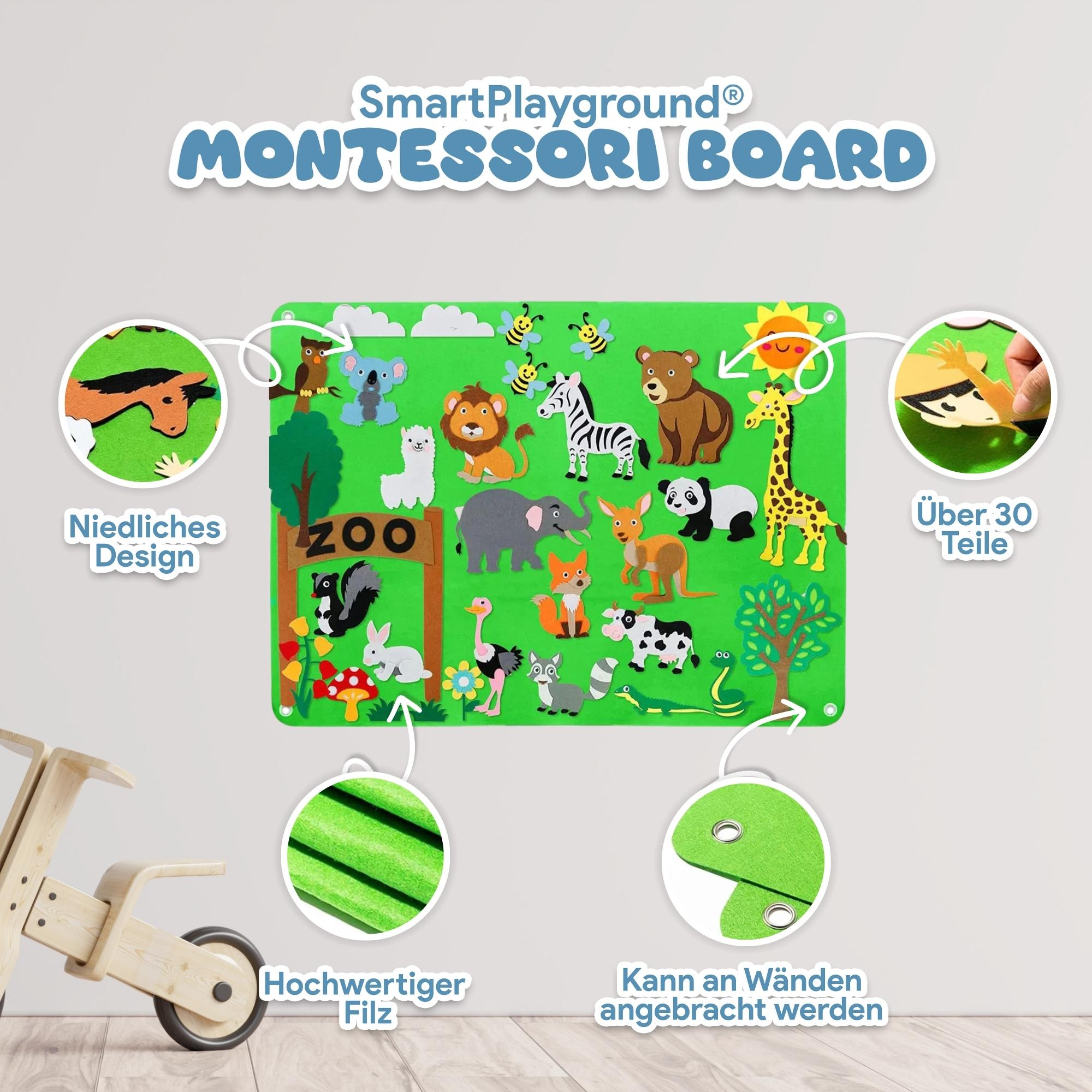 SmartPlayground™ - Interaktives Montessori Filzboard