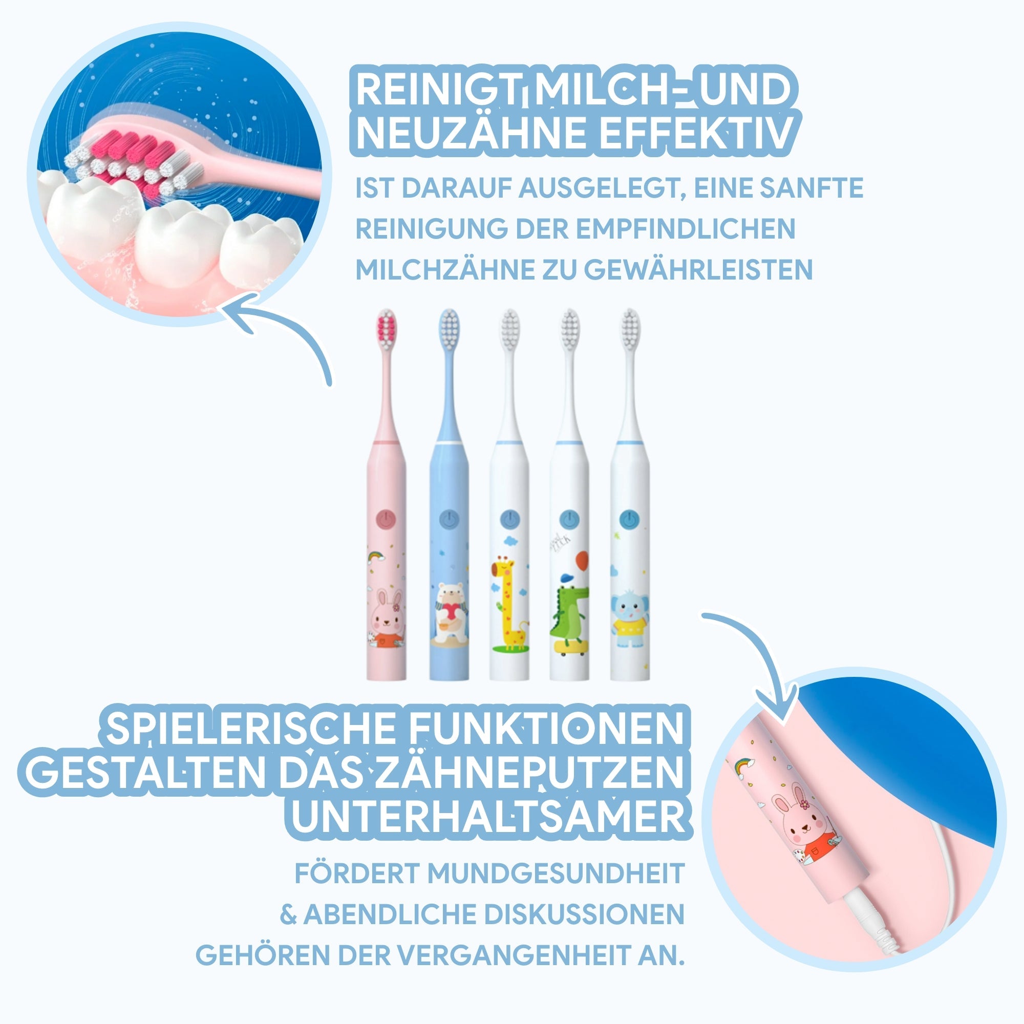 SmartBrush™ Elektrische Kinderzahnbürste - SmartPlayground