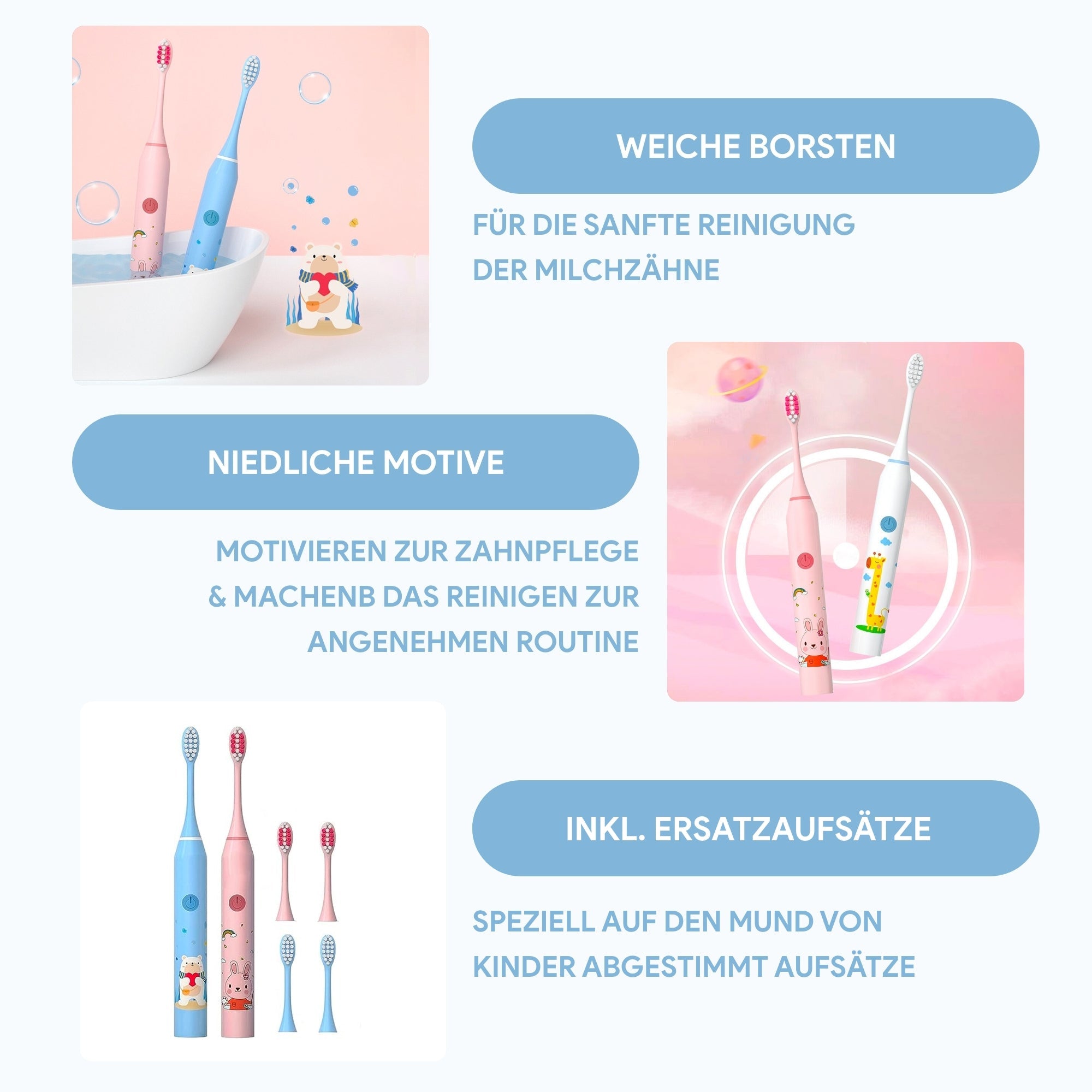 SmartBrush™ Elektrische Kinderzahnbürste - SmartPlayground