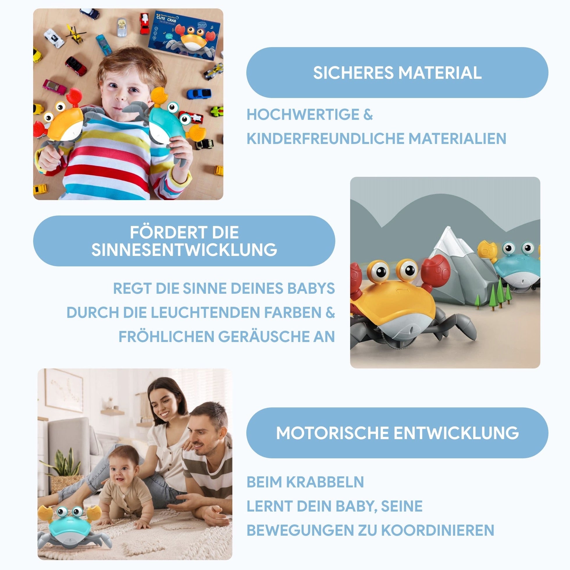 SmartPlayground™ Krabbel-Krabbe für Babys - SmartPlayground