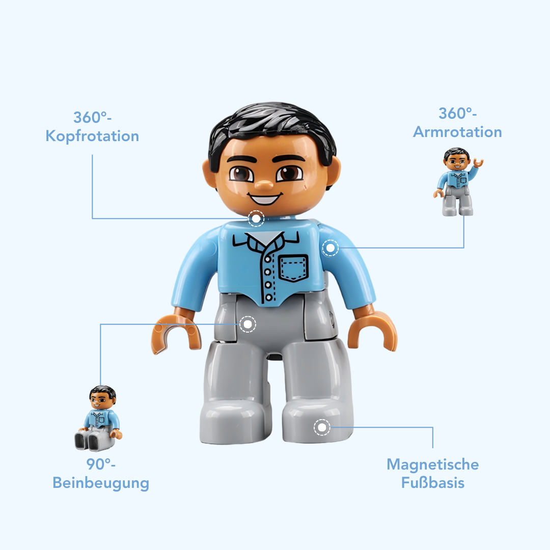 Magnet-Spielfiguren (4 Stück)