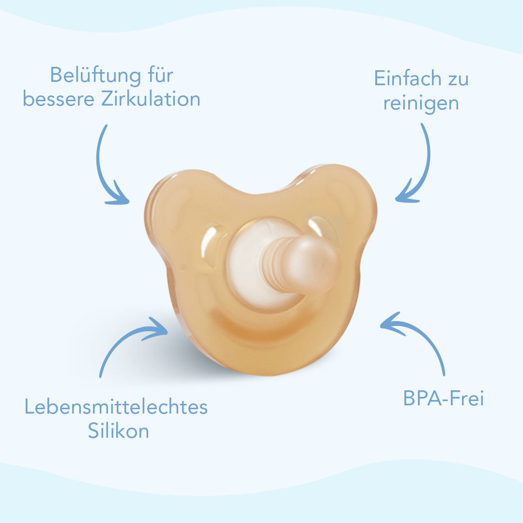 Noppenschnuller für Babys als Zahnungshilfe