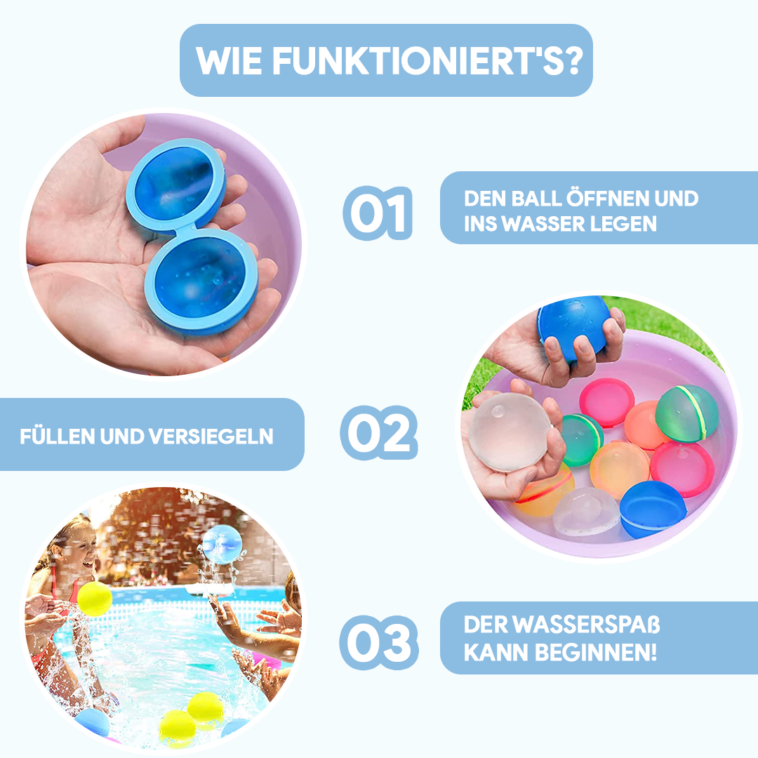 SmartPlayground™ wiederverwendbare Wasserbomben - SmartPlayground