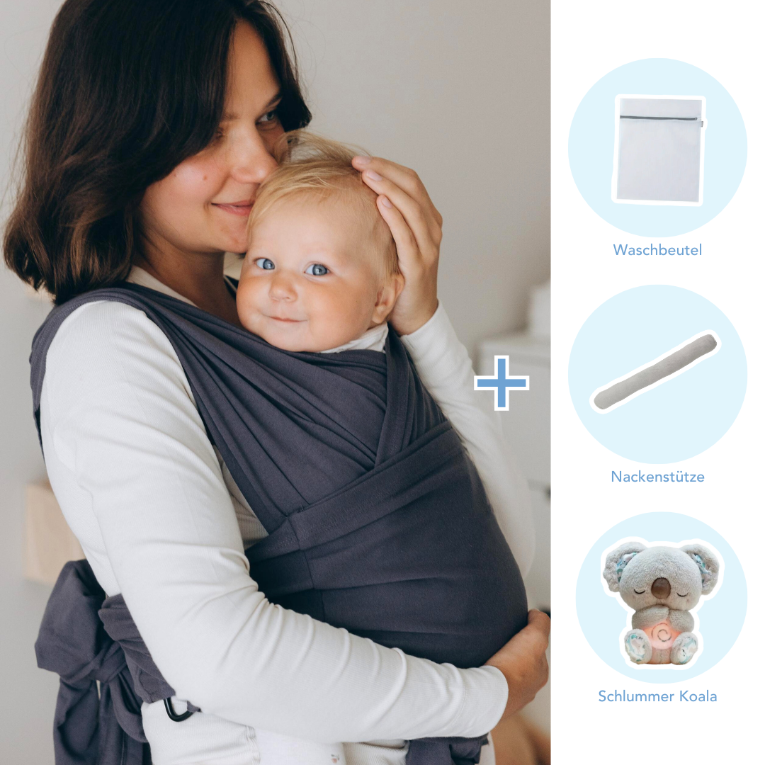 BabyCarrier™ Set mit Nackenstütze, Waschbeutel & Schlummerkoala