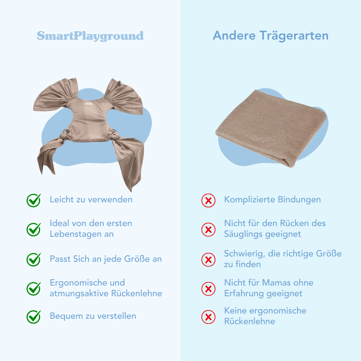 BabyCarrier™ PRO größenverstellbares Baby Tragetuch