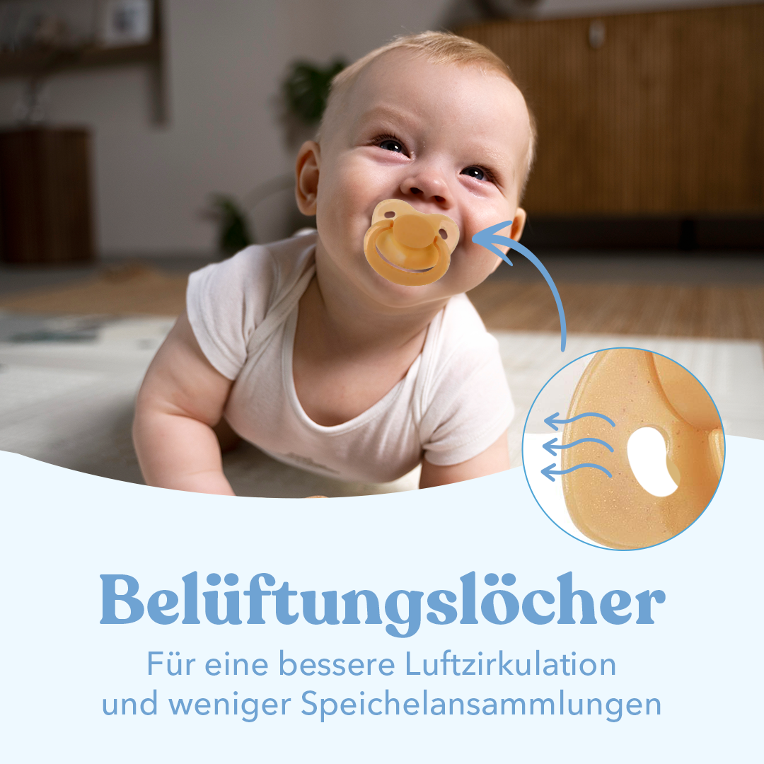 Noppenschnuller für Babys als Zahnungshilfe