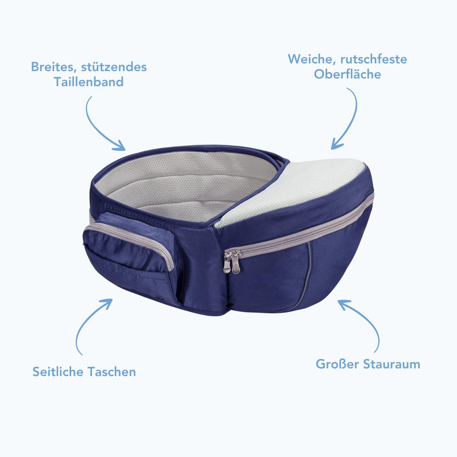 BabyCarrier™ 2.0 - Komfortable Baby-Hüfttrage