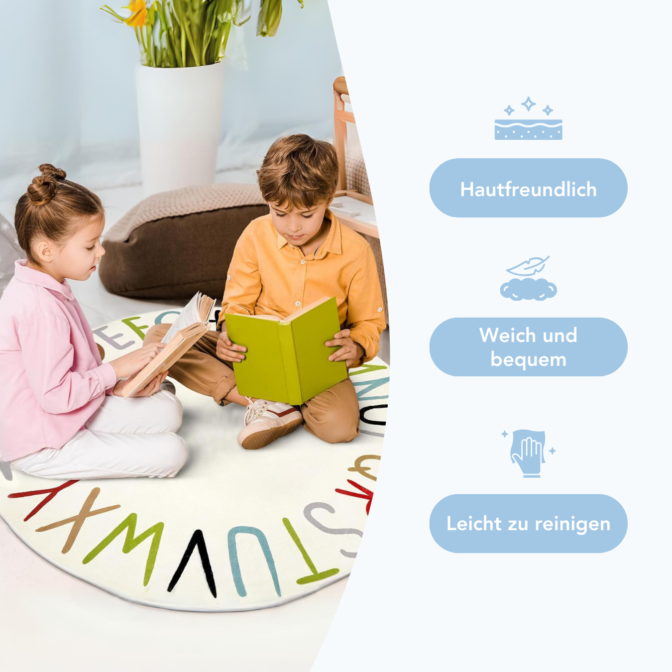 SmartPlayground™ - Runder Kinderteppich