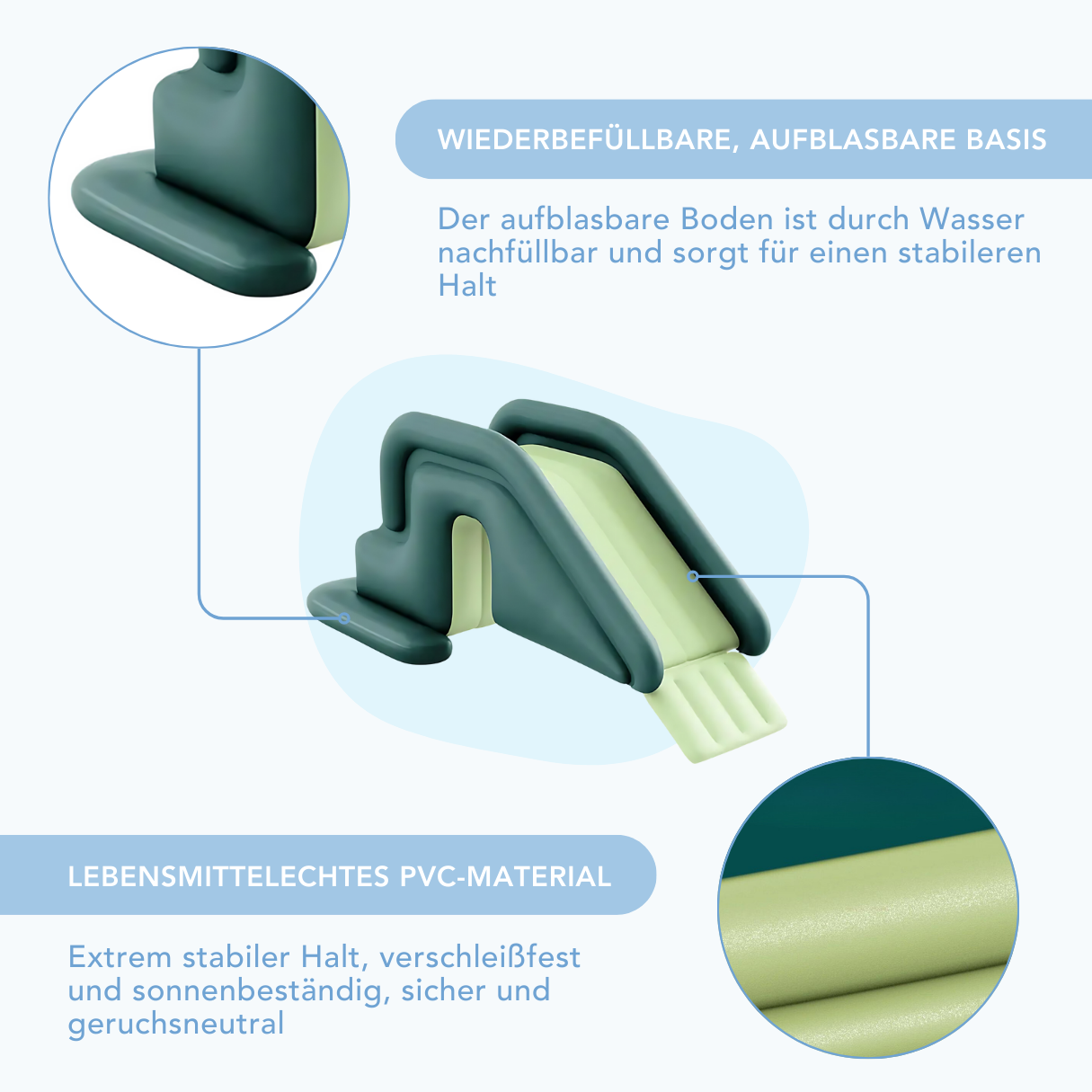 Aufblasbare Wasserrutsche