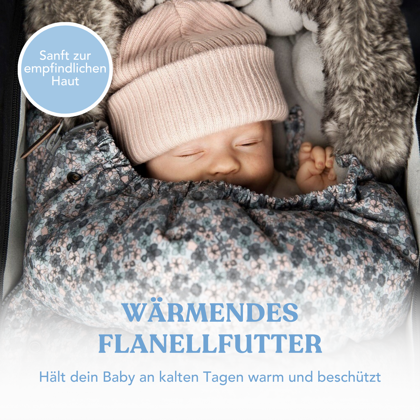 Kuscheliger Fußsack für Babys